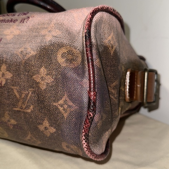 Louis Vuitton Richard Prince Graduate Jokes Bag Boston satchel tote - Picture 10 of 15